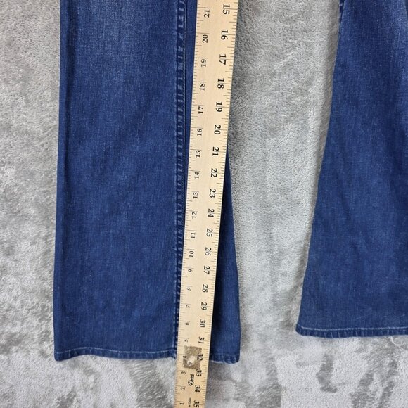 Roxy Jeans Womens Size 25 Blue Flare Bell Bottom Denim Stretch Juniors M473168 - Picture 6 of 15